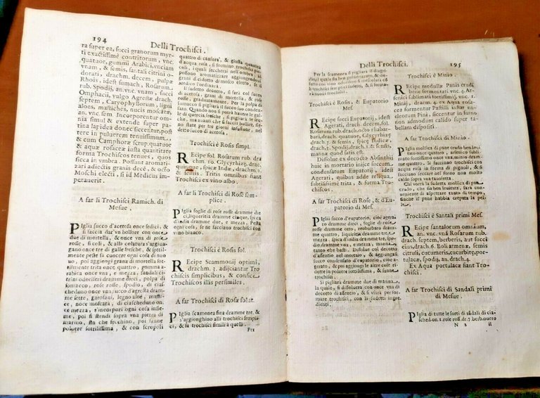 ANTIDOTARIO ROMANO latino e volgare di Ippolito Ceccarelli 1651 libro …