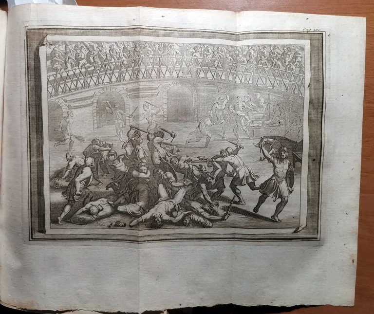 ANTIQUITATUM ROMANARUM Libri IV di Henrici Kippingii 1713 Libro Antico …