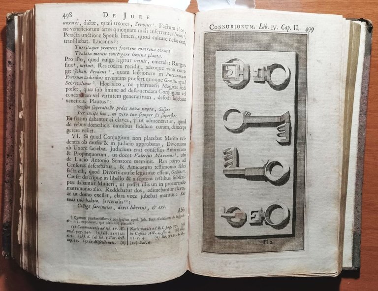 ANTIQUITATUM ROMANARUM Libri IV di Henrici Kippingii 1713 Libro Antico …