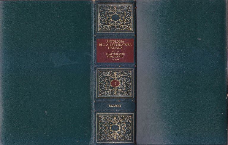 ANTOLOGIA DELLA LETTERATURA ITALIANA 5 volumi Opera Completa Rizzoli 1968 …