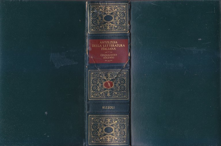 ANTOLOGIA DELLA LETTERATURA ITALIANA 5 volumi Opera Completa Rizzoli 1968 …
