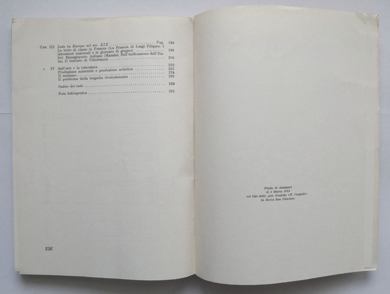 ANTOLOGIA di Karl Marx a cura Giuliano Manacorda 1970 Cappelli …