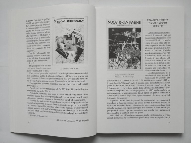 ANTOLOGIA DI UNA CITTÀ di Raffaele Macina 2004 Nuovi Orientamenti …