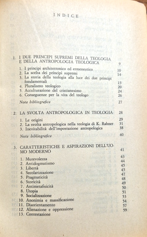 ANTROPOLOGIA TEOLOGICA di Battista Mondin 1977 Edizioni Paoline Libro | Immagine Gallery 4