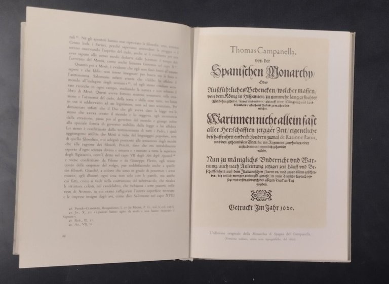 APOLOGIA DI GALILEO di Tommaso Campanella 1969 UTET Libro strenna …