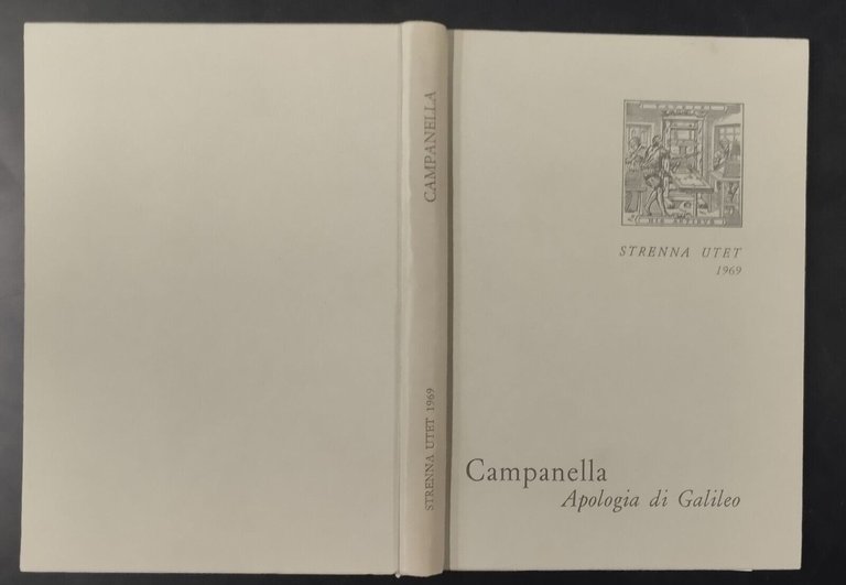 APOLOGIA DI GALILEO di Tommaso Campanella 1969 UTET Libro strenna …