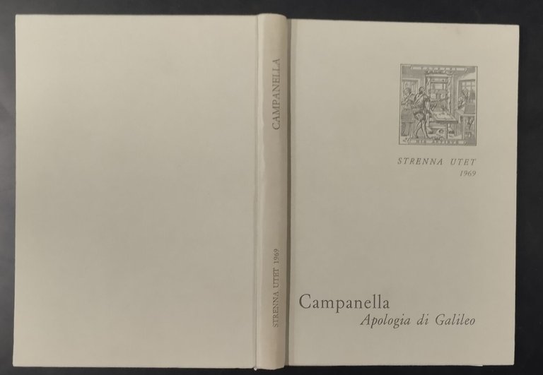 APOLOGIA DI GALILEO di Tommaso Campanella 1969 UTET Libro strenna …