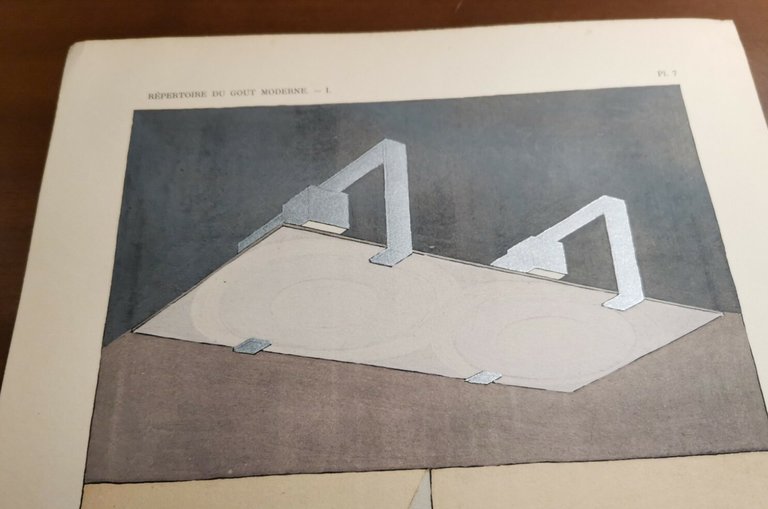 APPAREILS d'eclaraige par Djo Bourgeois Stampa Art Deco 1929 POCHOIR …