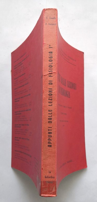 APPUNTI DALLE LEZIONI DI FISIOLOGIA Casella e Fornaroli volume I …