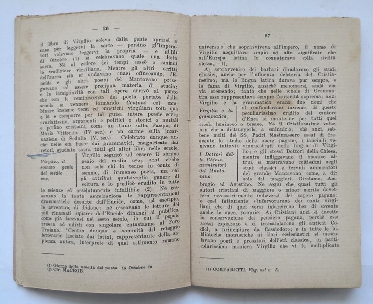 APPUNTI DI LETTERATURA ITALIANA Bartolucci volume I Origini 1920 Cappelli …