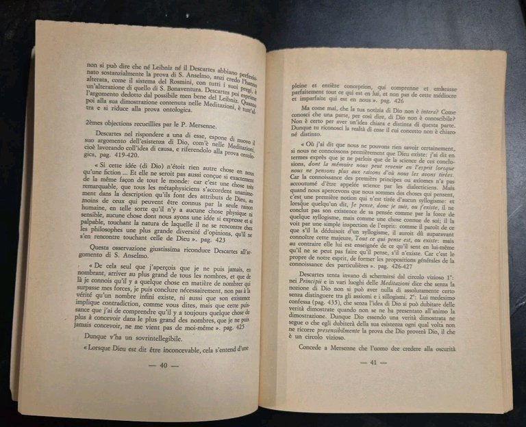 APPUNTI INEDITI SU RENATO CARTESIO di Vincenzo Gioberti 1981 Olschki …