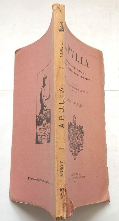 APULIA anno I fascicolo II 1910 Rivista Trimestrale Martina Franca …