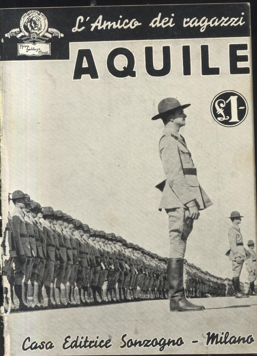 AQUILE con foto tratte dal film MGM 1936 Sonzogno racconto …
