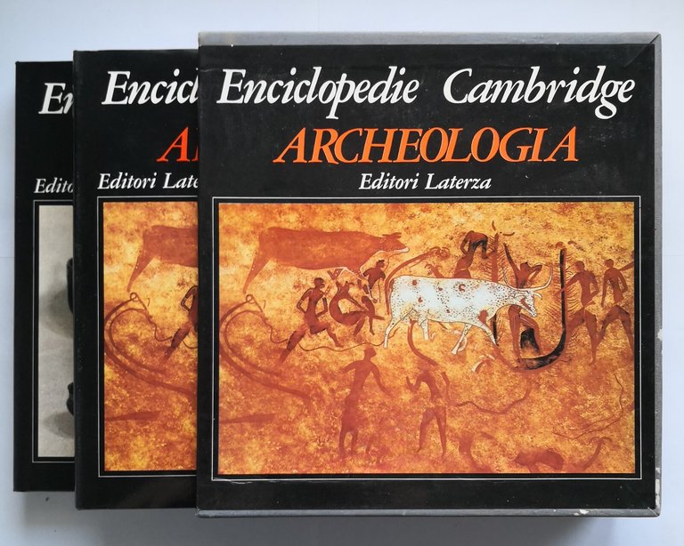 ARCHEOLOGIA Enciclopedie Cambridge 2 volumi 1981 Laterza Libro cofanetto
