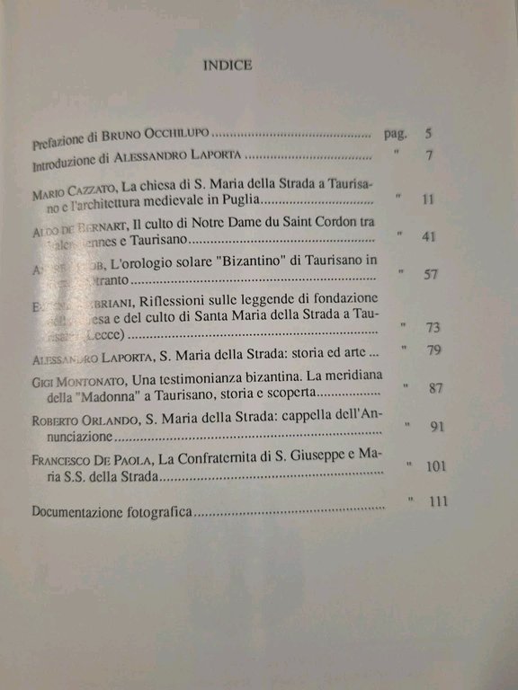 ARCHITETTURA MEDIEVALE IN PUGLIA Santa Maria della Strada Taurisano Libro …