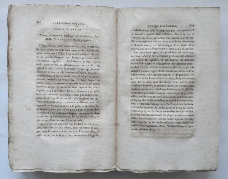 ARCHIVES DES DECOUVERTES ET DES INVENTIONS NOUVELLES 1820 Treuttel Würtz …