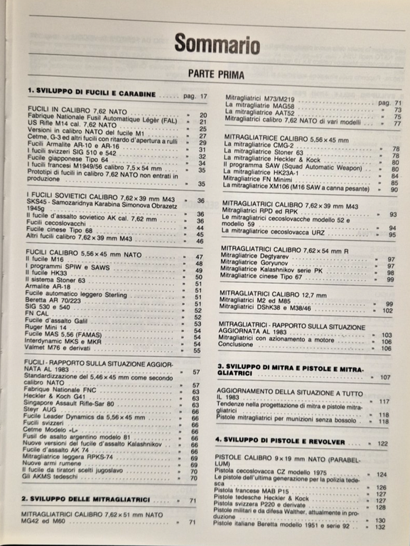 ARMI LEGGERE DI TUTTO IL MONDO di Edward Ezell 1988 …