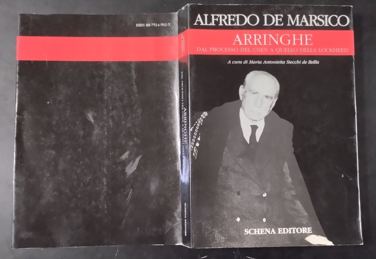 ARRINGHE di Alfredo De Marsico 1994 Schena Libro