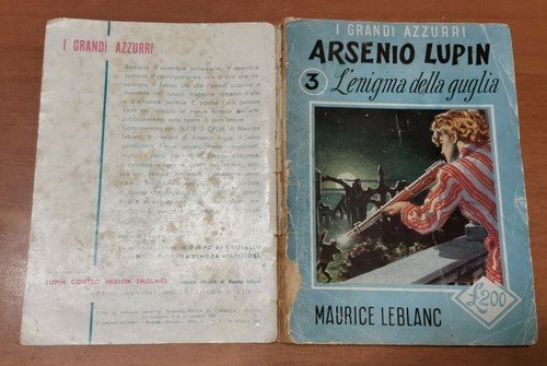 ARSENIO LUPIN L'ENIGMA DELLA GUGLIA di Maurice Leblanc 1952 Pagotto …