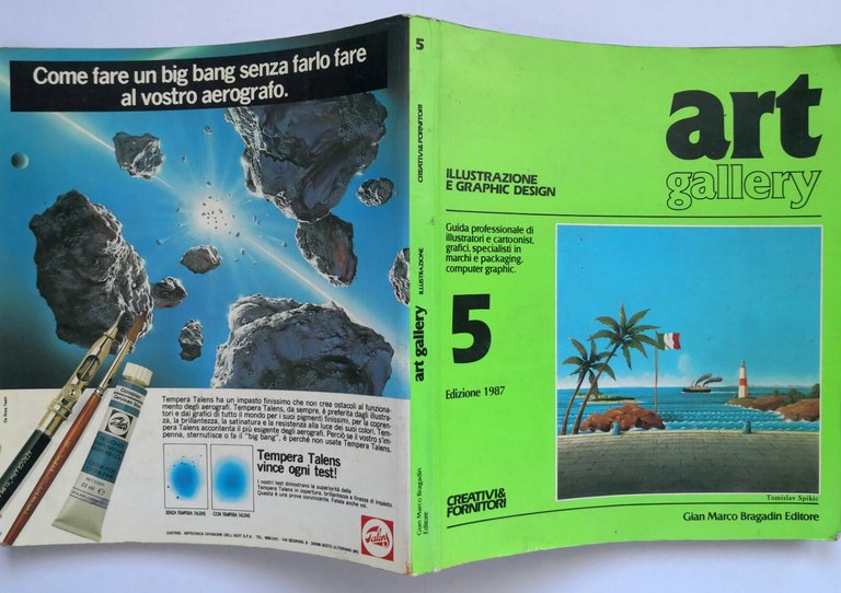 ART GALLERY 5 edizione 1987 Bragadin libro illustrazione graphic design …