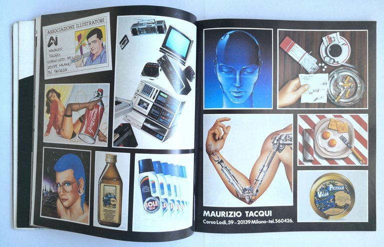 ART GALLERY 5 edizione 1987 Bragadin libro illustrazione graphic design …