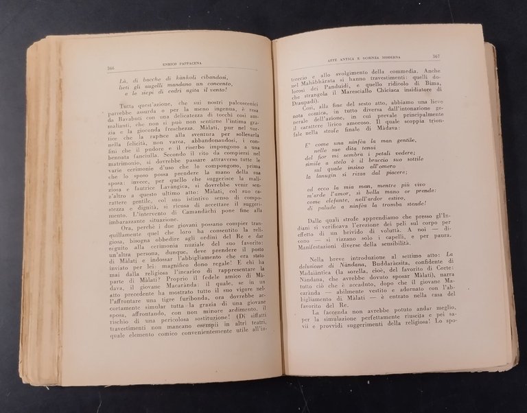 ARTE ANTICA E SCIENZA MODERNA di Enrico Pappacena 1935 ? …