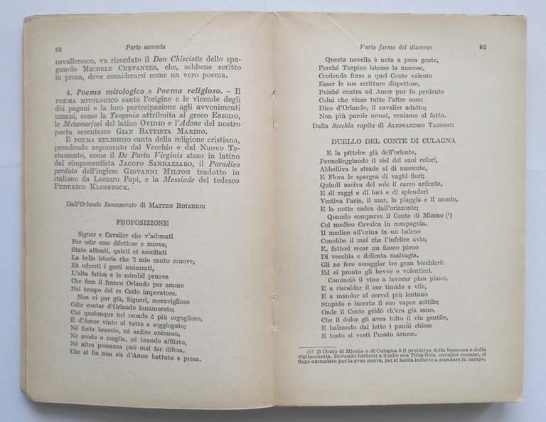 ARTE DEL DIRE di Iginio Raimondi 1953 Cappelli libro scolastico …