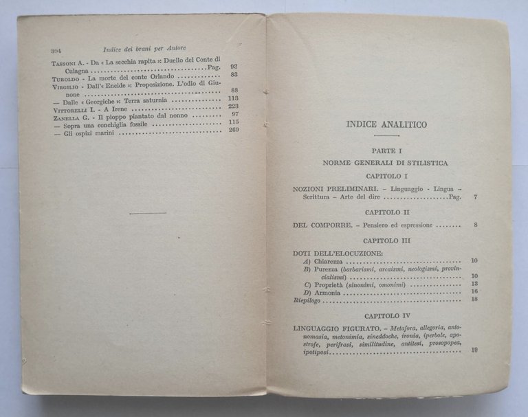 ARTE DEL DIRE di Iginio Raimondi 1953 Cappelli libro scolastico …