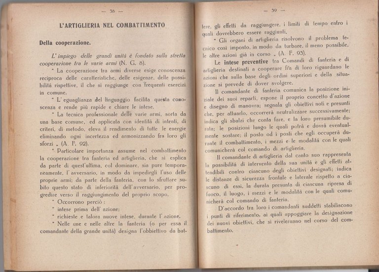 ARTIGLIERIA raccolta di dati uso degli Ufficiali dell'Arma Domenico Auria …