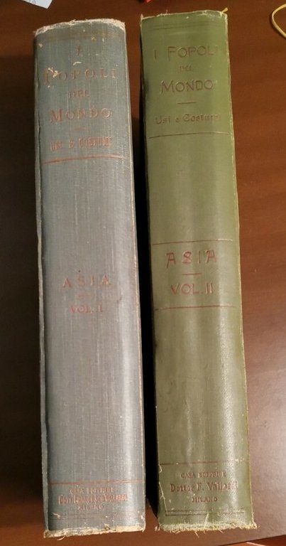 ASIA 2 volumi di De Gubernatis 1913? Vallardi Popoli del …