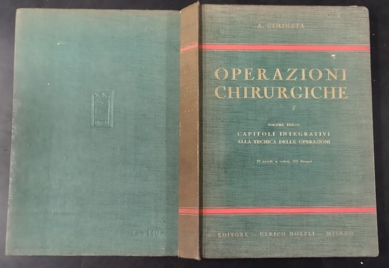 ATLANTE TECNICA OPERAZIONI CHIRURGICHE volume 3 di A Ciminata 1939 …