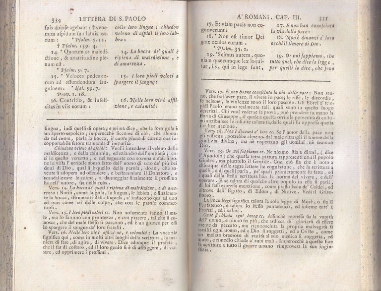 ATTI DEGLI APOSTOLI LETTERA DI SAN PAOLO ROMANI 1787 Bibbia …