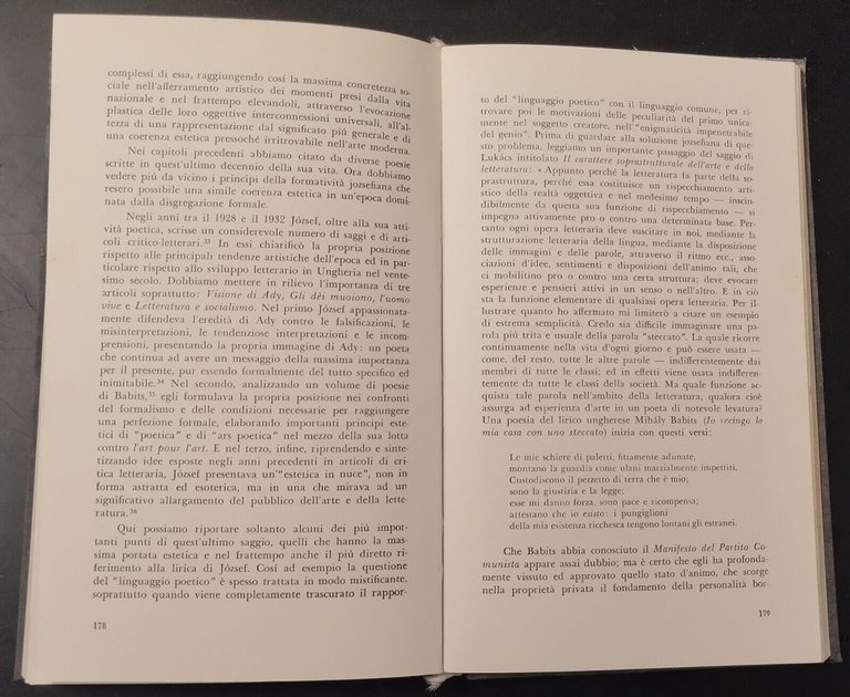 ATTILA JÒZSEF E L'ARTE MODERNA di Mèszàros 1964 Lerici Libro …