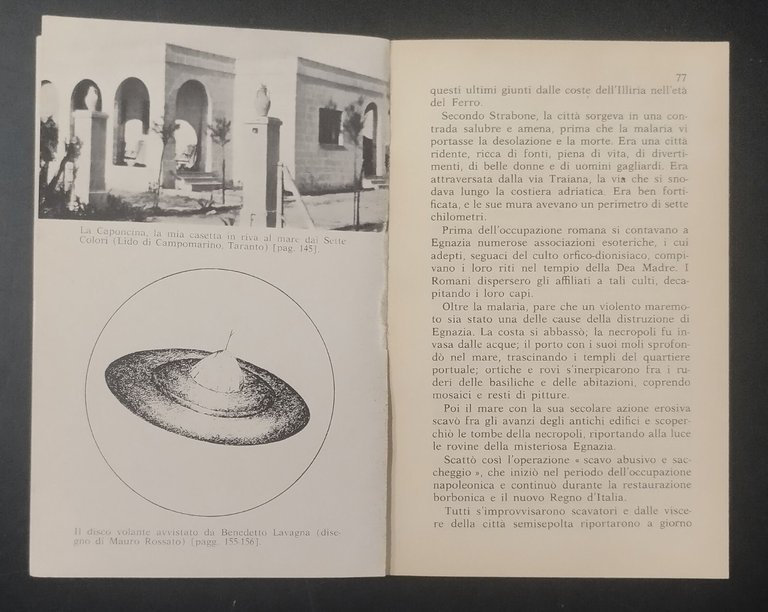 ATTRAVERSO L’ITALIA MISTERIOSA di Bianca Capone 1978 Longanesi Libro occulto