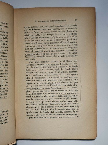 Attualità dell'Architettura di Salvatore Vitale 1947 Laterza libro urbanistica