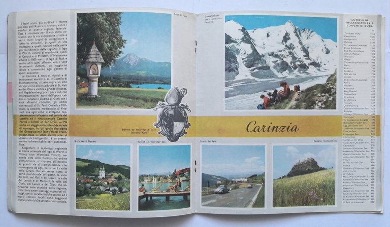 AUSTRIA di Axel Bergmann 1959 Osterreichische Depliant Brochure Pubblicitario