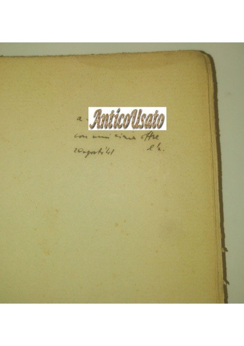 AUTOBIOGRAFIA GIOVANILE DI ANONIMO SCRITTORE CONTEMPORANEO Silvio Guarnieri 1941