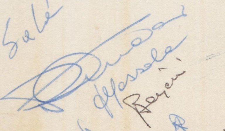 AUTOGRAFI CALCIATORI NAZIONALE ITALIANA 1972 1973 Zoff Mazzola Riva Chinaglia