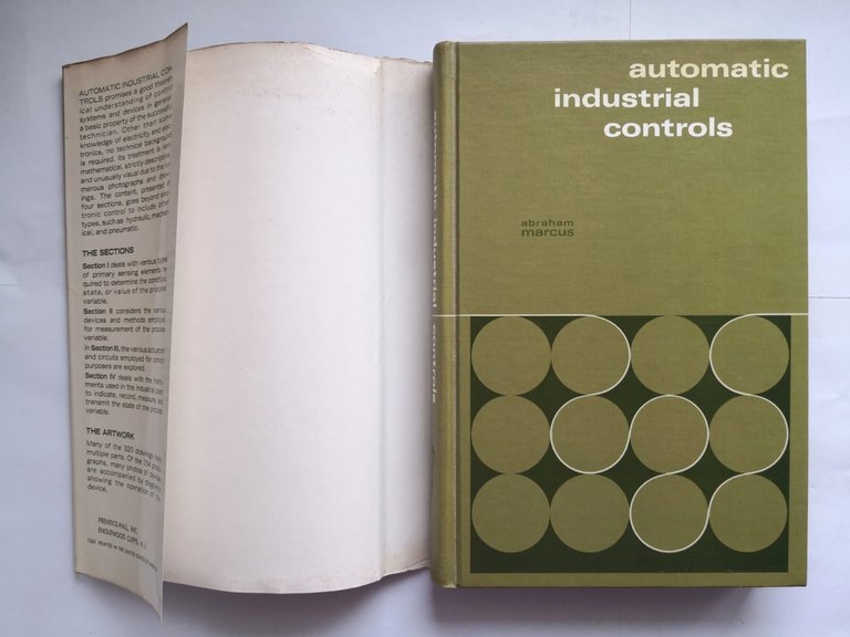 AUTOMATIC INDUSTRIAL CONTROLS di Abraham Marcus 1966 Prentice Hall Libro …