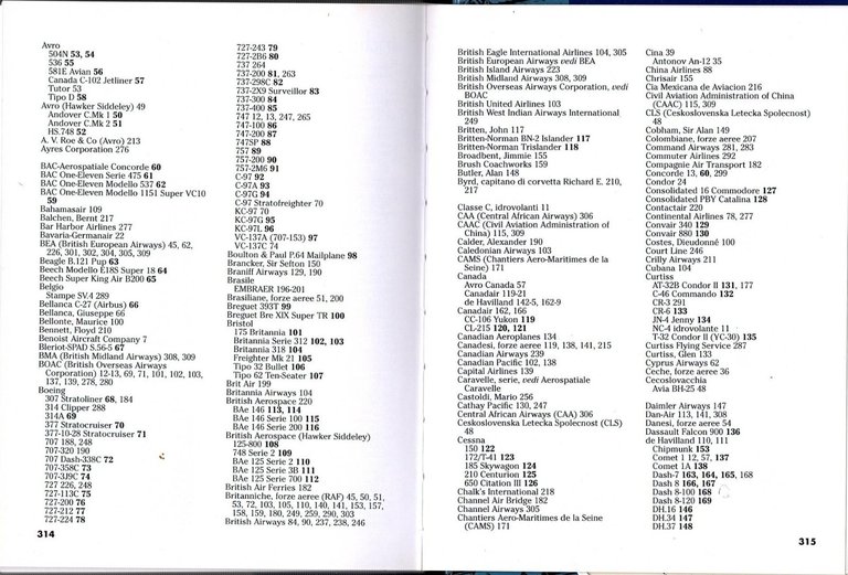 AVIAZIONE CIVILE 300 grandi aerei internazionali di Robert Jackson 2001 …