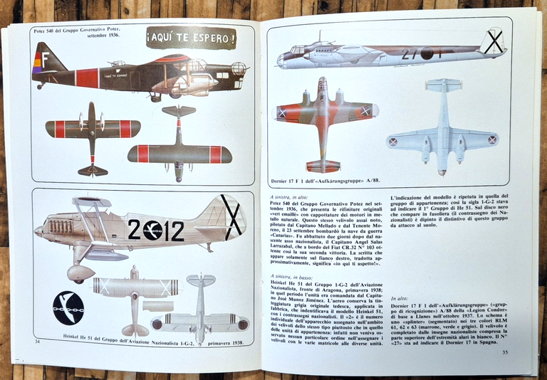 AVIAZIONI NELLA GUERRA CIVILE SPAGNOLA di Christopher Shores 1980 Olimpia … | Immagine Gallery 4