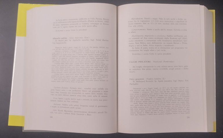 AVIFAUNA ITALIANA di Augusto Toschi 1969 editoriale Olimpia Libro caccia …