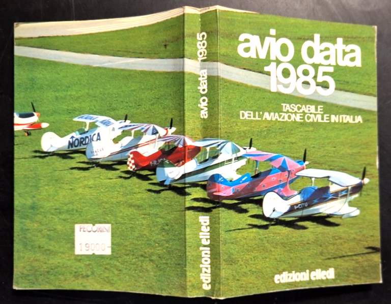 AVIO DATA 1985 tascabile dell'aviazione civile in Italia Libro elledi …