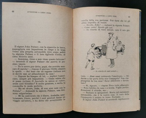 AVVENTURE A LIETO FINE di B. Bernage 1941 Salani Biblioteca …