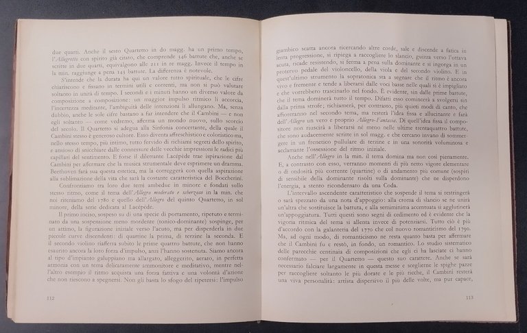 AVVIAMENTO ALLA STORIA DEL QUARTETTO ITALIANO Fausto Torrefranca 1958 ERI …