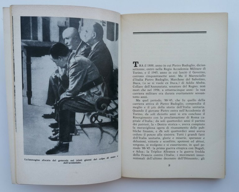 BADOGLIO RE DI COMPLEMENTO Alberto Consiglio 1964 Cino Del Duca …