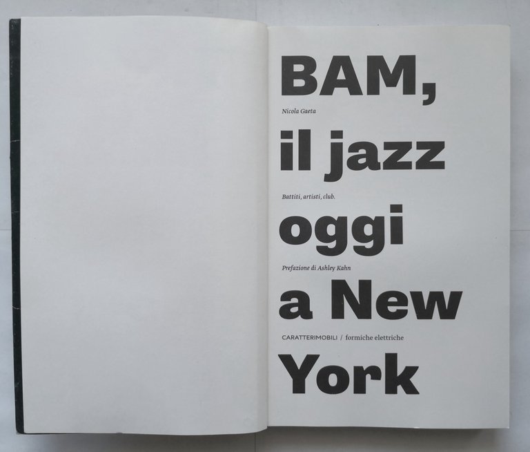 BAM IL JAZZ OGGI A NEW YORK di Nicola Gaeta …