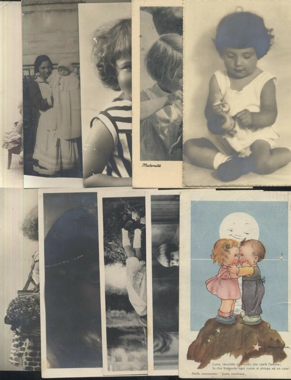 Bambini 104 cartoline Vintage Da Collezione pochi doppioni viaggiate e …