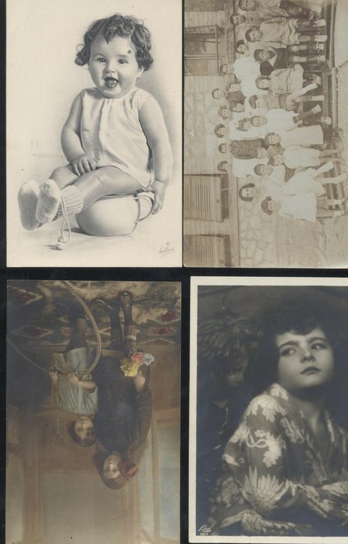 Bambini 104 cartoline Vintage Da Collezione pochi doppioni viaggiate e …