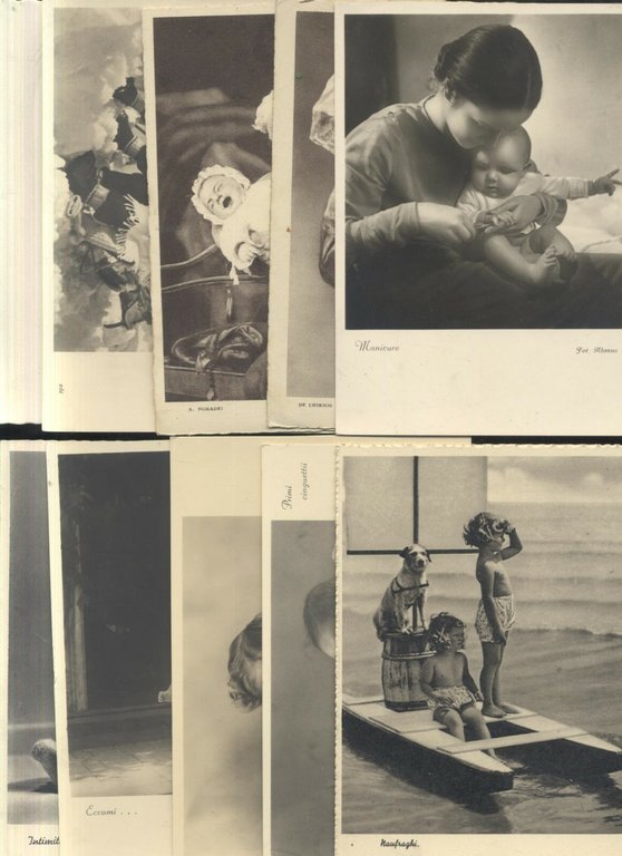 Bambini 104 cartoline Vintage Da Collezione pochi doppioni viaggiate e …